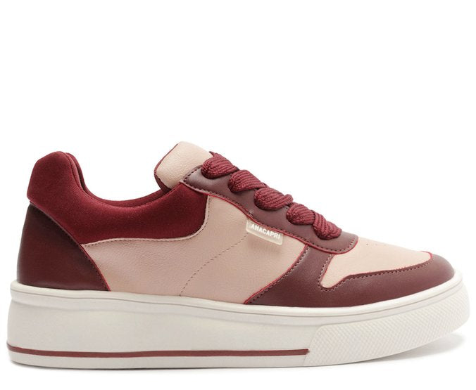 Tênis Rosa E Vermelho Atacador Skater