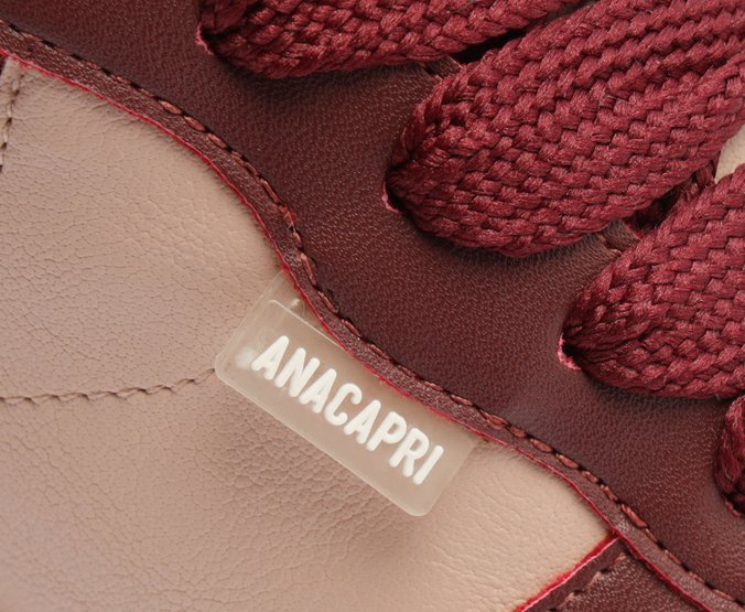 Tênis Rosa E Vermelho Atacador Skater