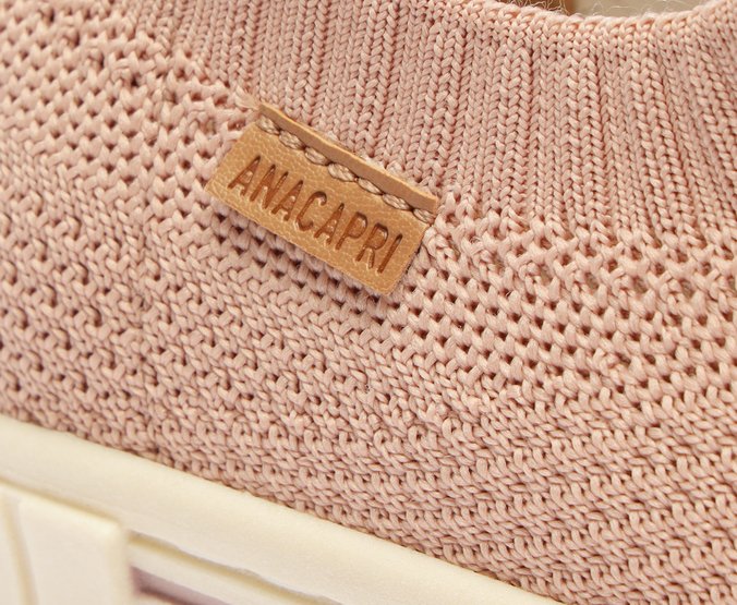 Tênis Rosa Alê Knit