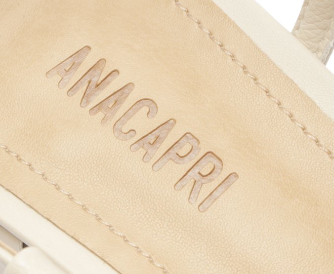 Sapatilha Slingback Salto Bloco Bridão Branca