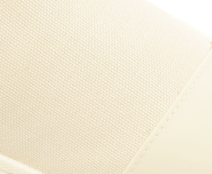 Tênis Slip On Bege Sola Alta Lona Alê