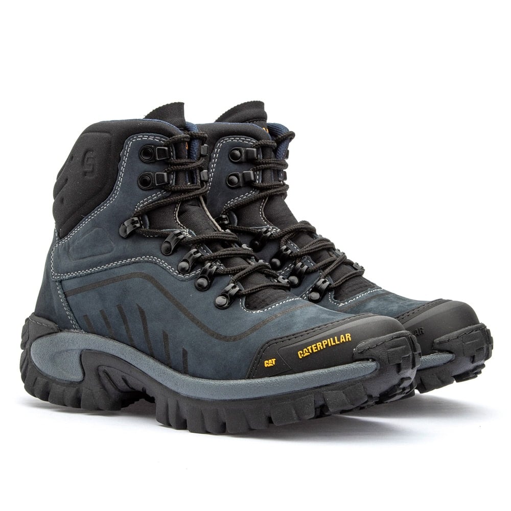 Bota Caterpillar Conquest Azul Nobuck
