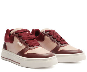 Tênis Rosa E Vermelho Atacador Skater