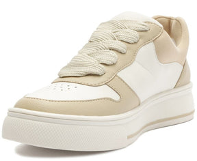 Tênis Branco E Bege Atacador Skater