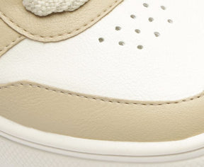 Tênis Branco E Bege Atacador Skater