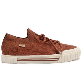 Tênis Knit Onça Marrom Alê