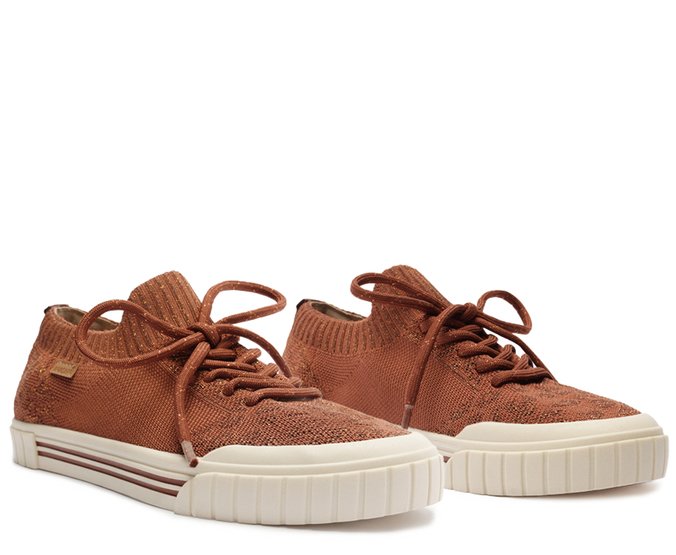Tênis Knit Onça Marrom Alê