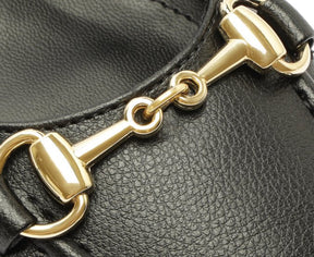 Sapatilha Slingback Salto Bloco Bridão Preta