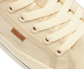 Tênis De Amarrar Nude Sola Alta Lona Alê