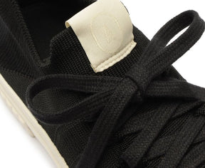 Tênis Preto Knit Sola Alta Alê