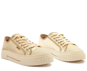 Tênis Knit Onça Dourado Alê