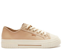 Tênis De Amarrar Bege Sola Alta Alê