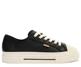 Tênis De Amarrar Preto Sola Alta Alê