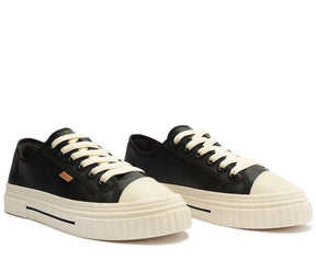 Tênis De Amarrar Preto Sola Alta Alê