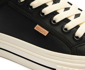 Tênis De Amarrar Preto Sola Alta Alê